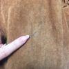 Vintage brown suede fringed western jacket with zip - Medium / Large