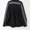 Vintage Champion windbreaker jacket in black and grey 90s - XXL