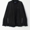 Vintage Champion windbreaker jacket in black and grey 90s - XXL