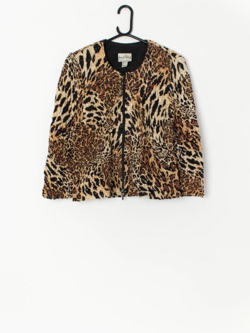 Vintage Joseph Ribkoff leopard print jacket - Small / Medium