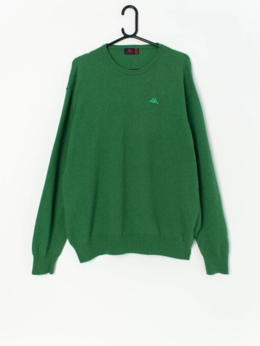 Vintage Kappa sweater in green - XL