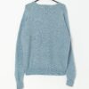 Vintage Kappa wool jumper in sky blue - XL