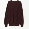 Vintage Kappa wool v-neck jumper in brown - XL / XXL