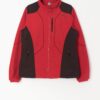 Vintage Puma Fleece In Red And Dark Grey Large