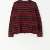 Vintage Scandinavian wool cardigan in red and orange - Small / Medium