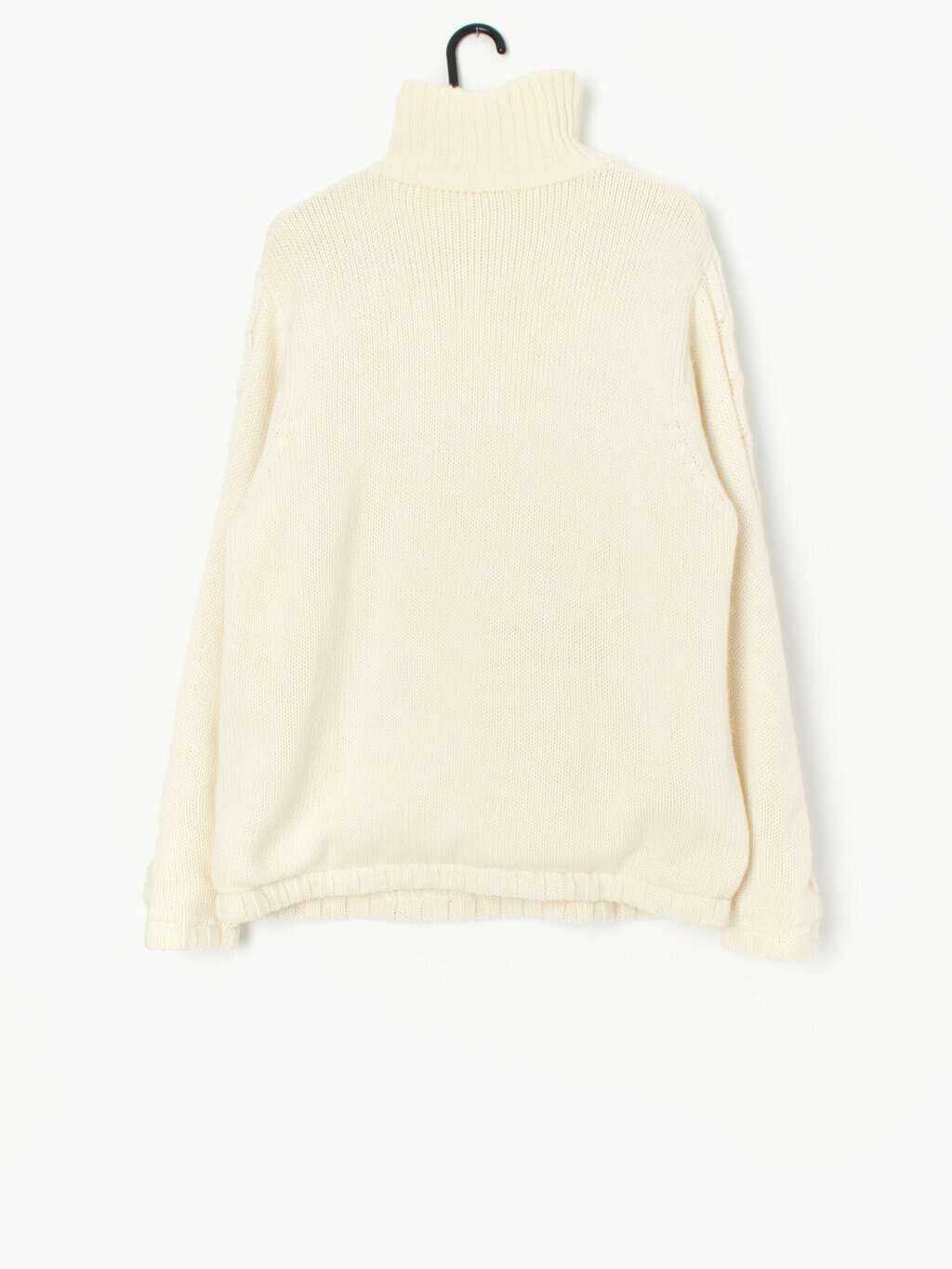 Vintage Shamp knitted jacket in soft white - Small / Medium