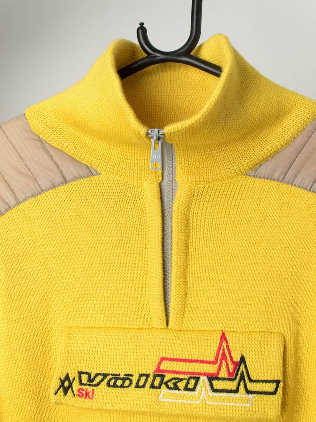 Vintage Völkl ski jumper with quarter zip - Large