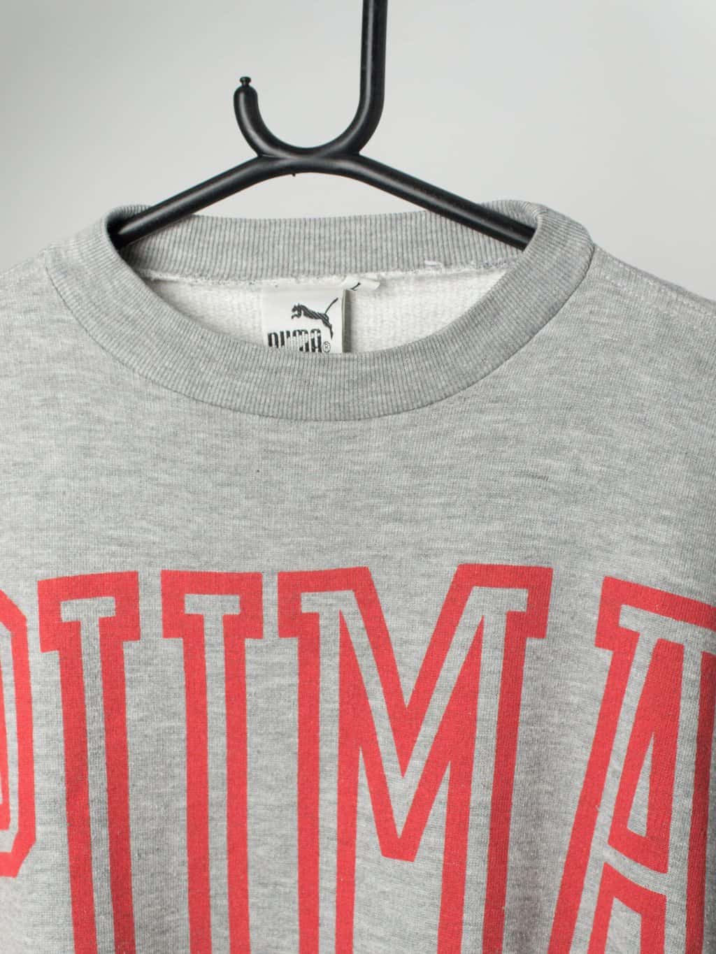 Vintage grey Puma sweatshirt - Medium - Image 2