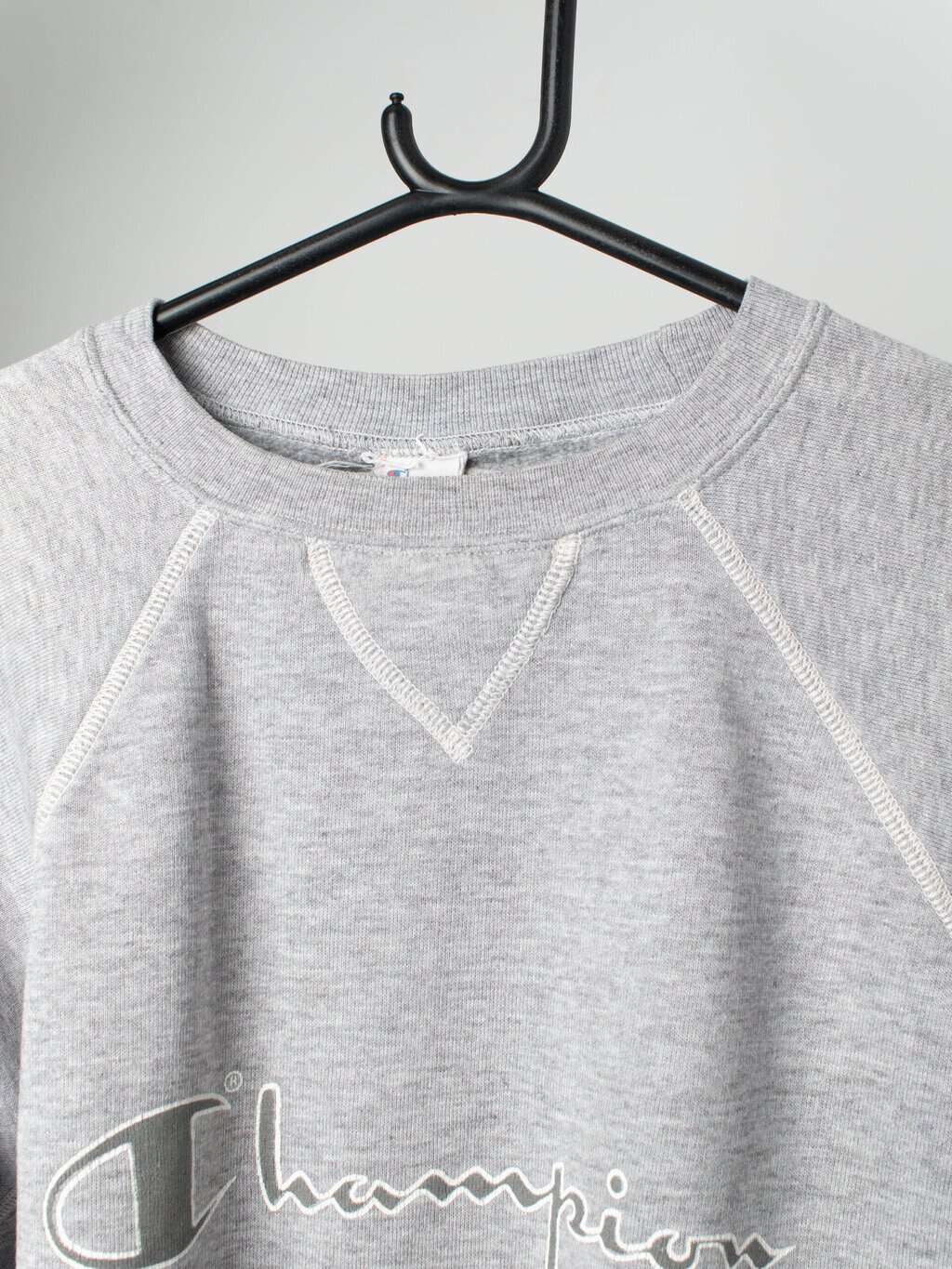 Vintage grey sweatshirt by Champion - Medium - Image 2