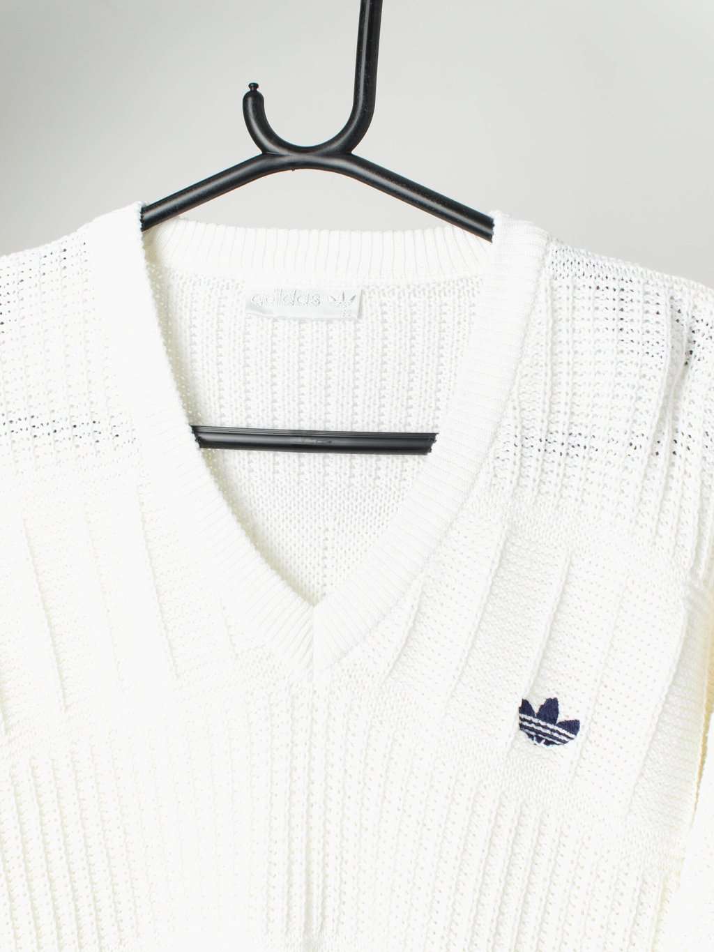 Vintage Adidas jumper in white - Large / XL - Image 2