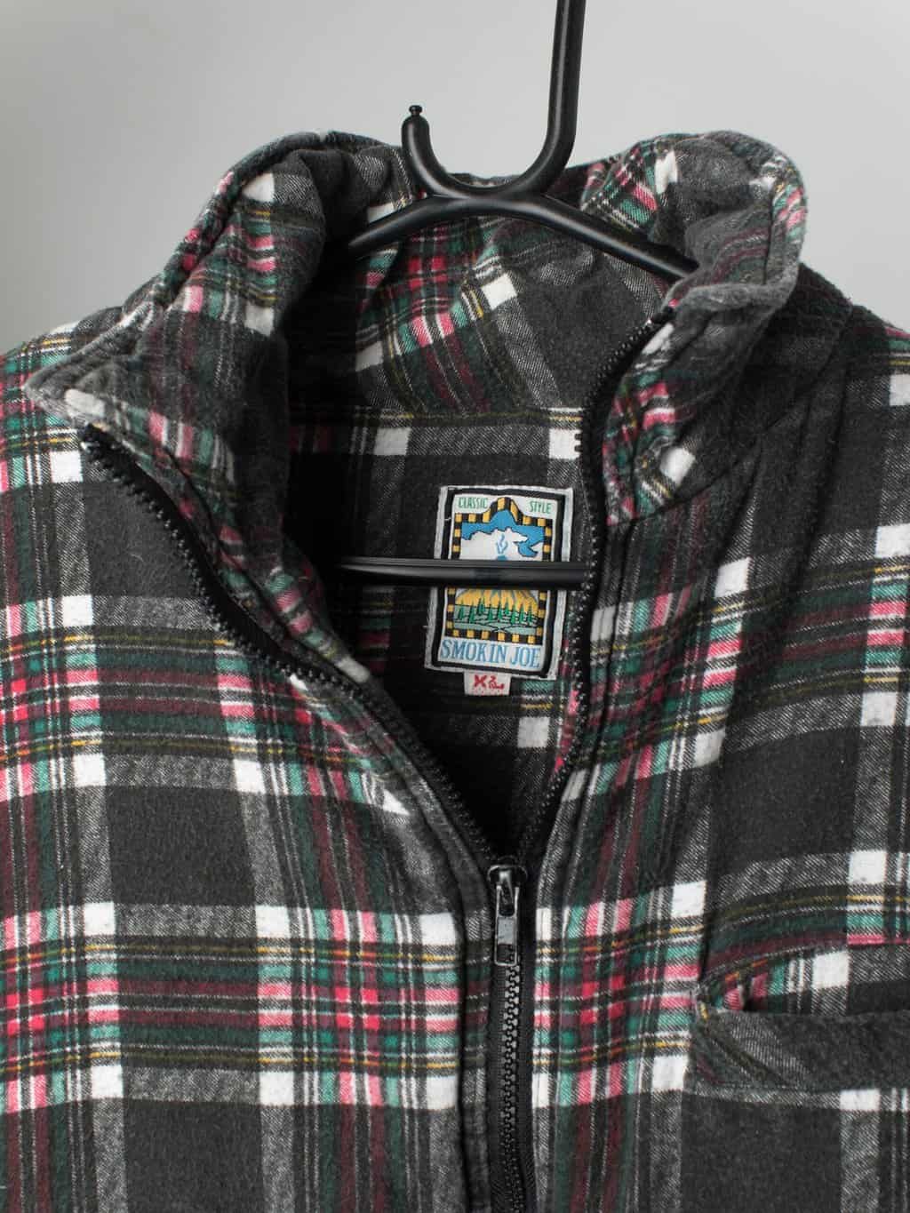 Vintage plaid body warmer by Smokin Joe - XL - Image 2