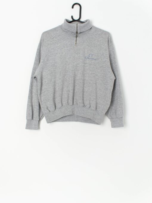 Vintage Champion Grey Sweatshirt Small Medium