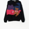 Vintage Cute Teddy Bear Jumper Medium