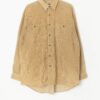 Vintage Fine Cord Shirt In Sand Xl