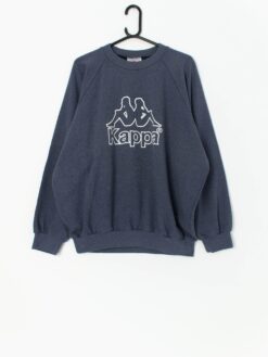 Vintage Kappa Sweatshirt In Blue Xl