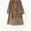 Vintage Light Brown Faux Fur Coat Medium Large