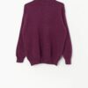 Vintage Mottled Purple Knitted Wool Jumper Medium