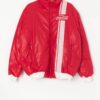 Vintage Rare Coca Cola Puffer Jacket In Cherry Red Large