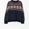 Vintage Scandinavian Wool Christmas Sweater Medium