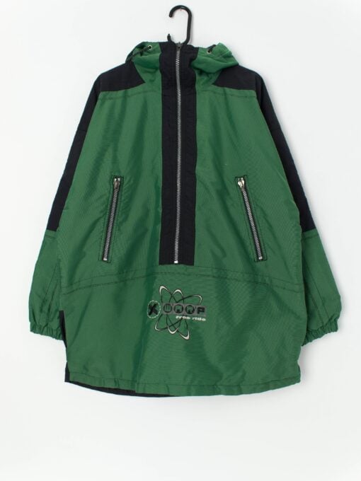 Vintage Windbreaker In Vivid Green 2xl