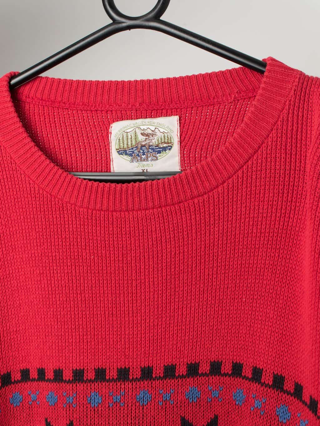 Vintage ski jumper, made in the USA - XL - Image 2