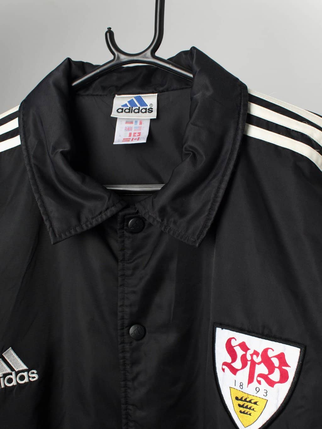 Vintage Adidas VFB Stuttgart German football bomber jacket - Medium / Large - Image 2