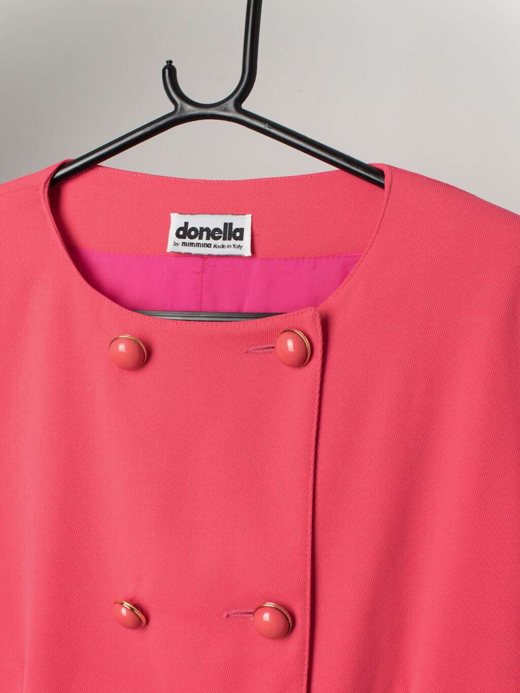 Vintage coral pink blazer - Small / Medium - Image 3