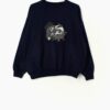 Vintage Badger Sweatshirt In Navy Blue Large Xl