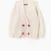 Vintage Handknitted Mohair Wool Cardigan Medium