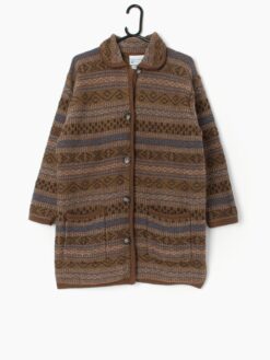 Vintage Laura Ashley Wool Knitted Jacket Medium