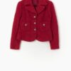 Vintage Mohair And Wool Red Blazer Small