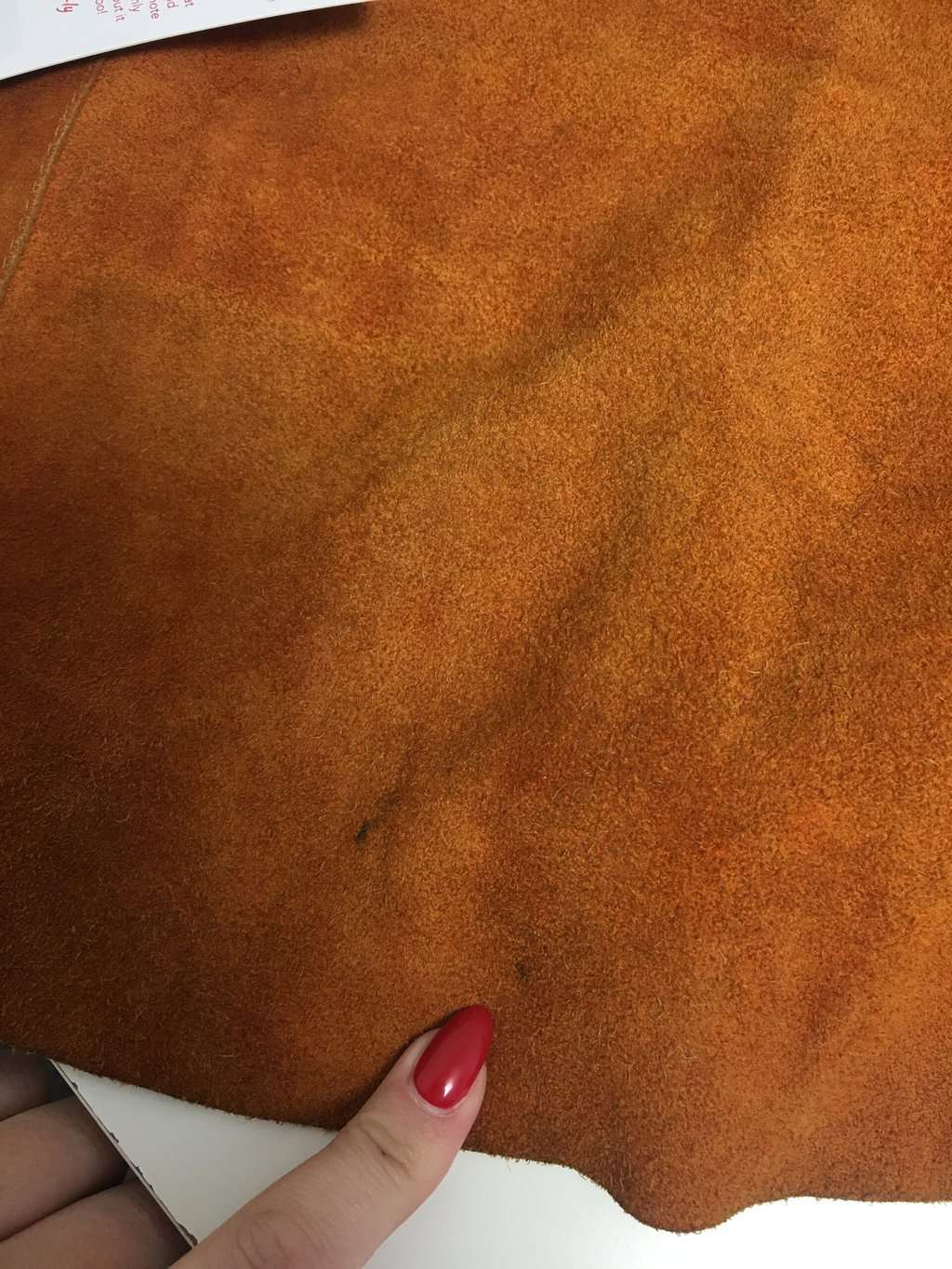 70s vintage orange suede jacket - Medium - Image 4