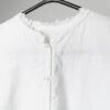 Genuine Vintage Victorian White Cotton Blouse With Initials Monogram Large 3