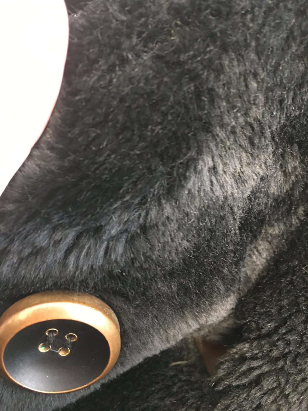 Vintage black faux fur coat - Medium - Image 6