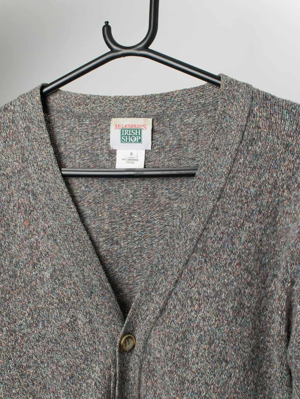 Vintage lambswool cardigan, made in Ireland - Small - Image 2