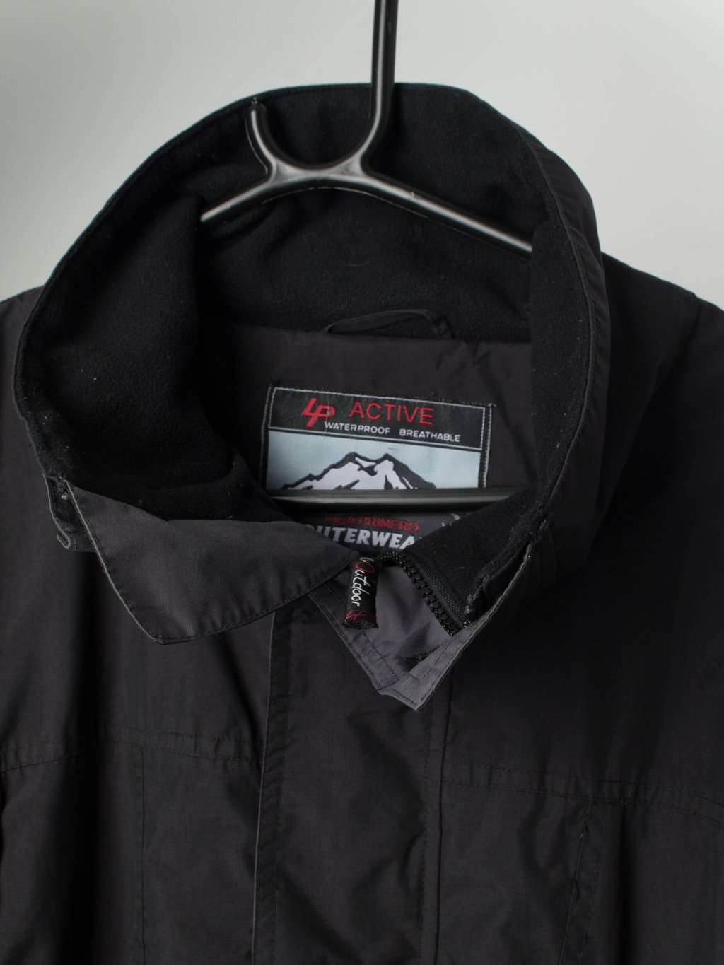Vintage fleece lined waterproof jacket - Large - Image 2