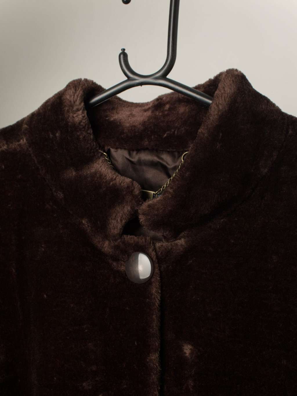 Vintage Dennis Bass faux fur cape in brown - Free Size - Image 2