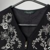 Rare Vintage Laura Ashley Wool Embroidered Vest With Floral Design Large Xl 2