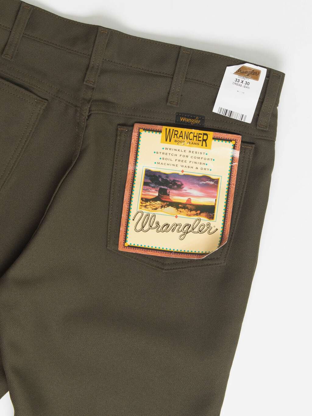 Vintage 1970s Deadstock Wrangler Bootleg Jeans 33 X 30 4