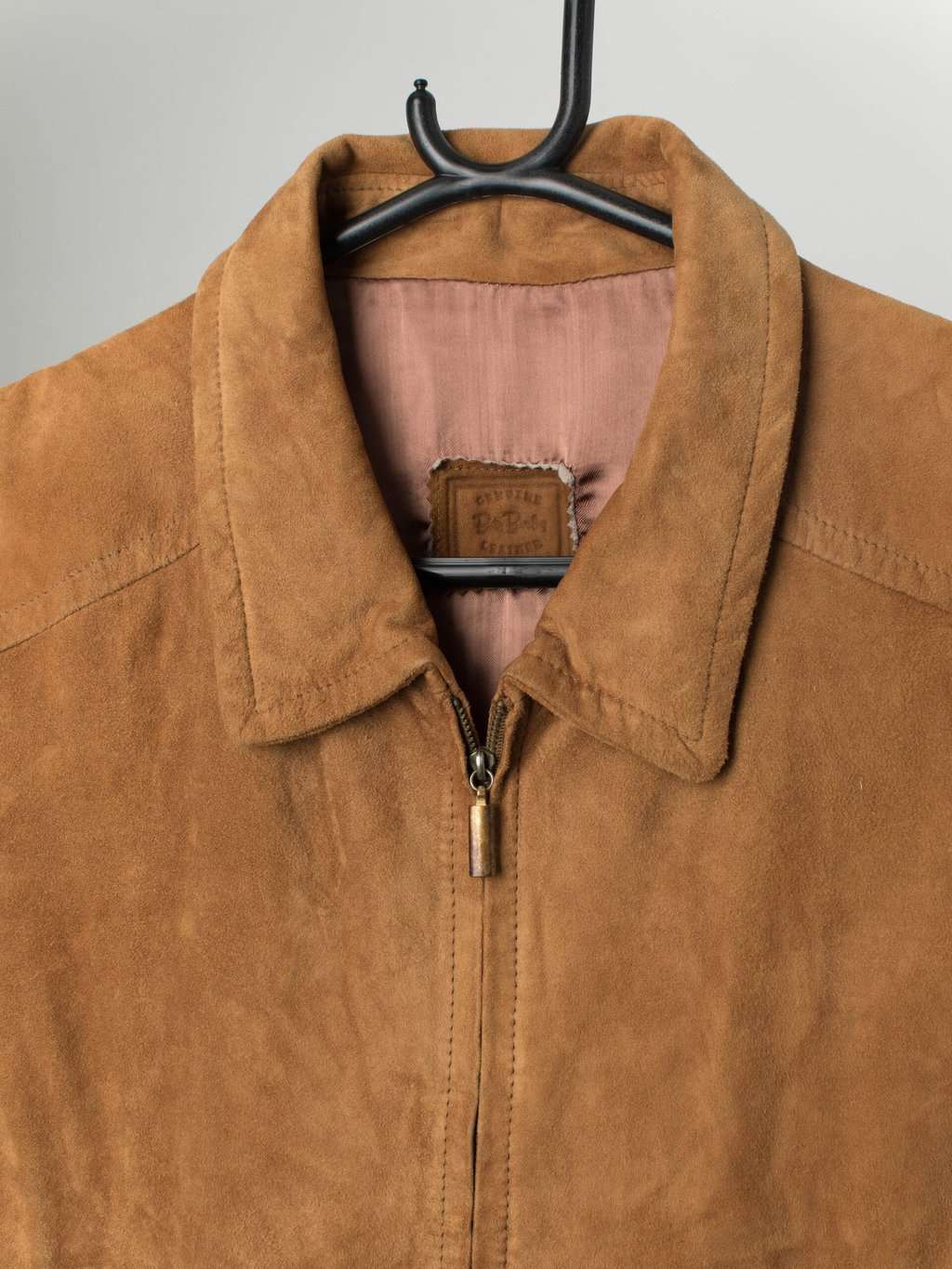 Vintage Betty Barclay Suede Vest In Tan With Belt Detail Medium 2