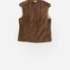 Vintage Brown Suede Vest By Massimo Dutti Medium 3