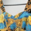 Vintage Crop Top With Leopard Print And Seashells Small 2