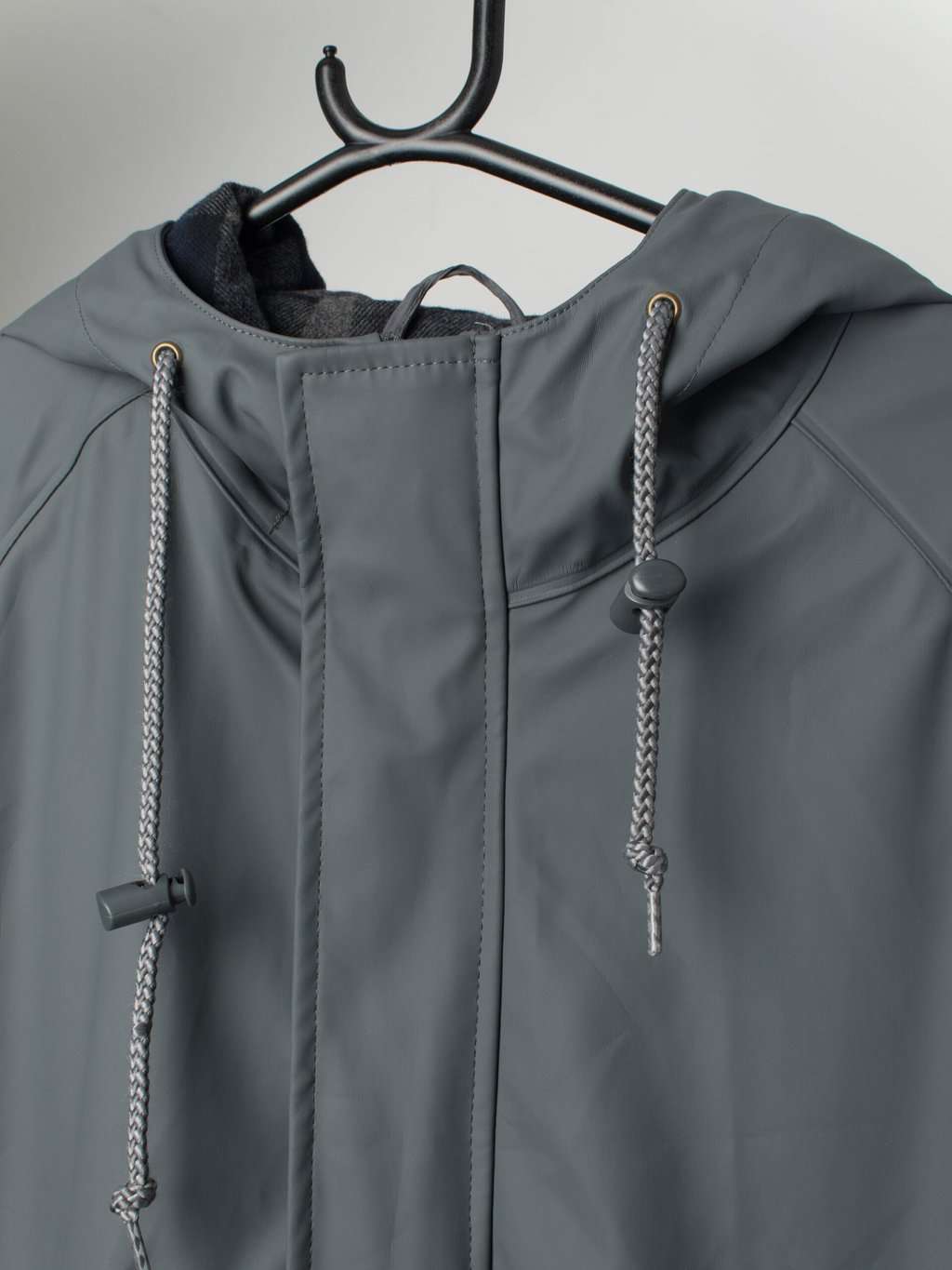 Vintage Derbe Hamburg Rain Coat In Grey Small 4