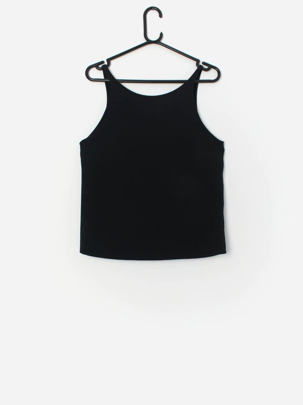Vintage Emporio Armani Black Vest Top Xs