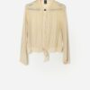 Vintage Gap Silk Sheer Ruffle Front Blouse Medium Large 5