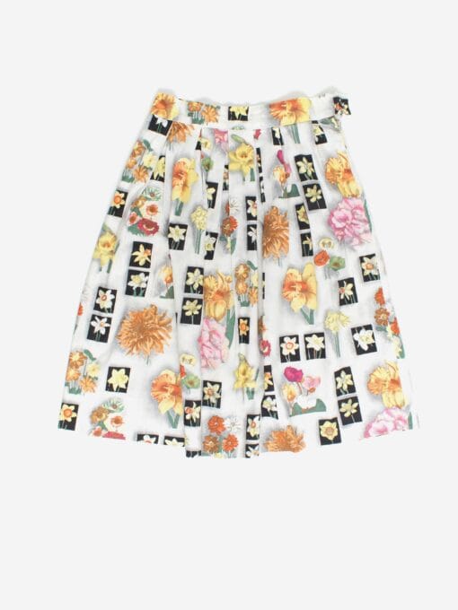 Vintage Handmade Skirt With Beautiful Floral Pattern Small Medium 4
