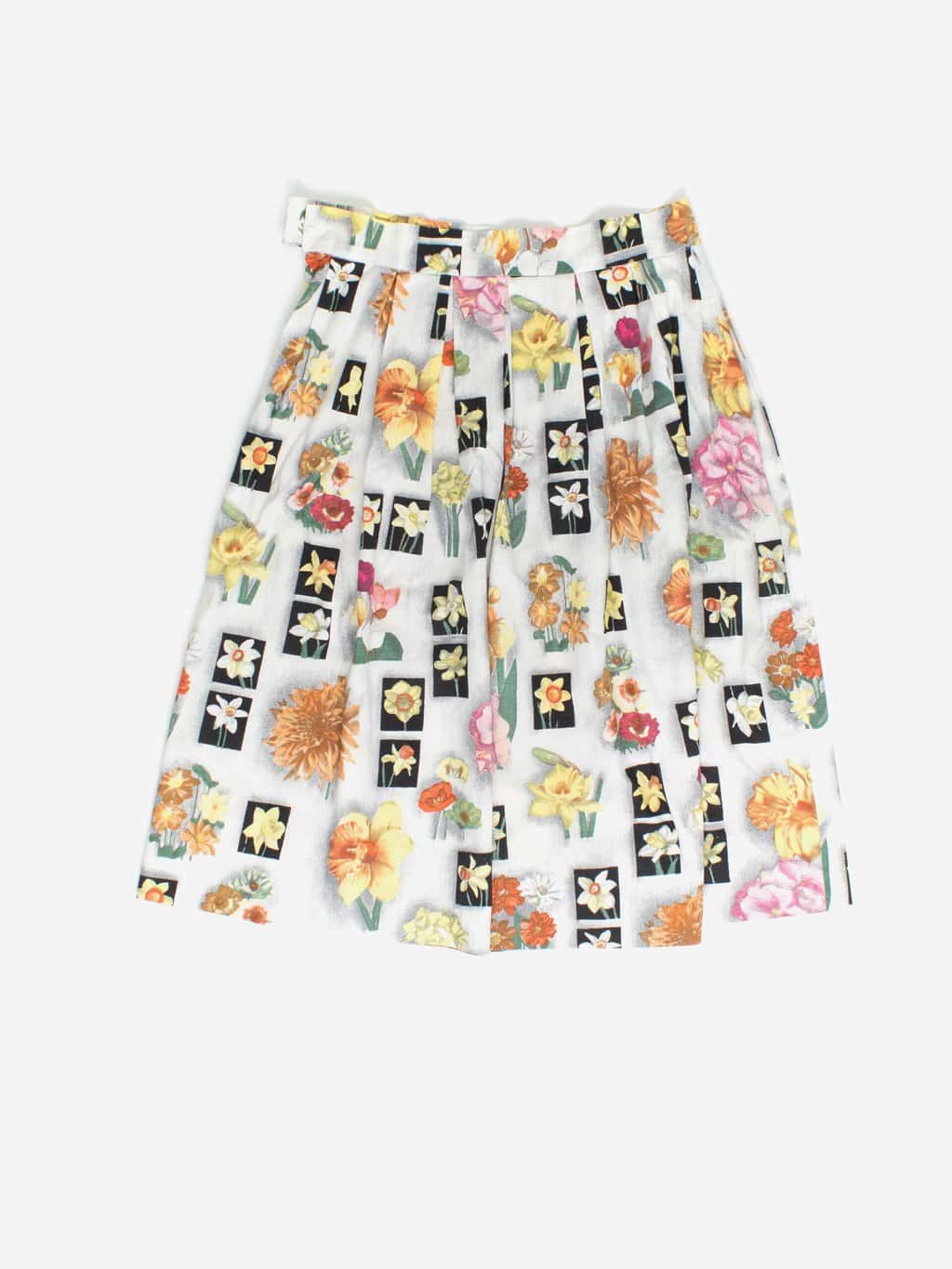 Vintage Handmade Skirt With Beautiful Floral Pattern Small Medium