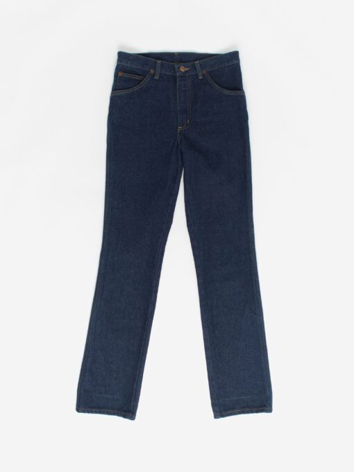 Vintage High Rise Wrangler Indigo Blue Jeans Straight Leg 29 X 32 5