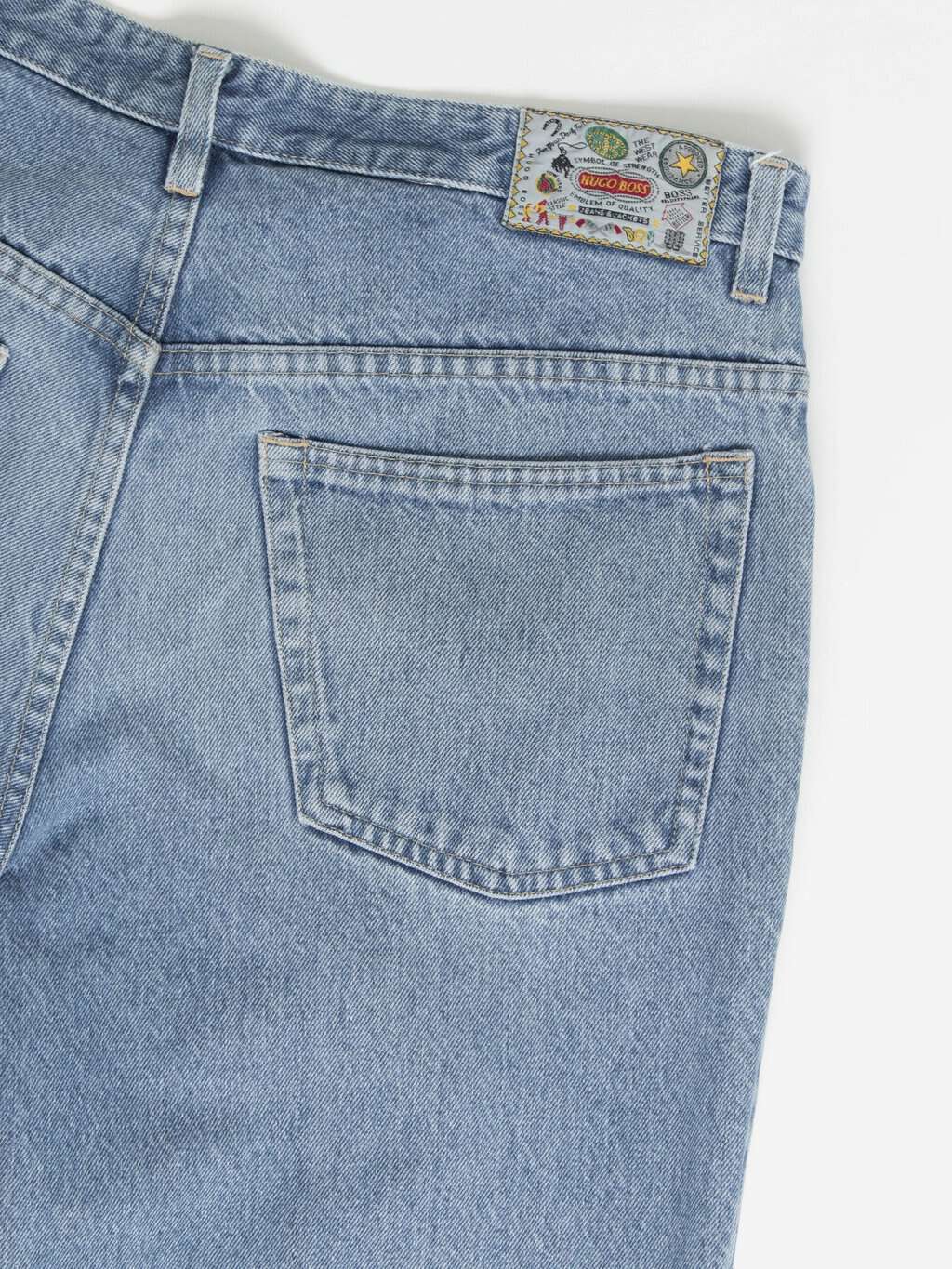 Vintage Hugo Boss Jeans 34 X 34 Light Blue W34 X L34 2