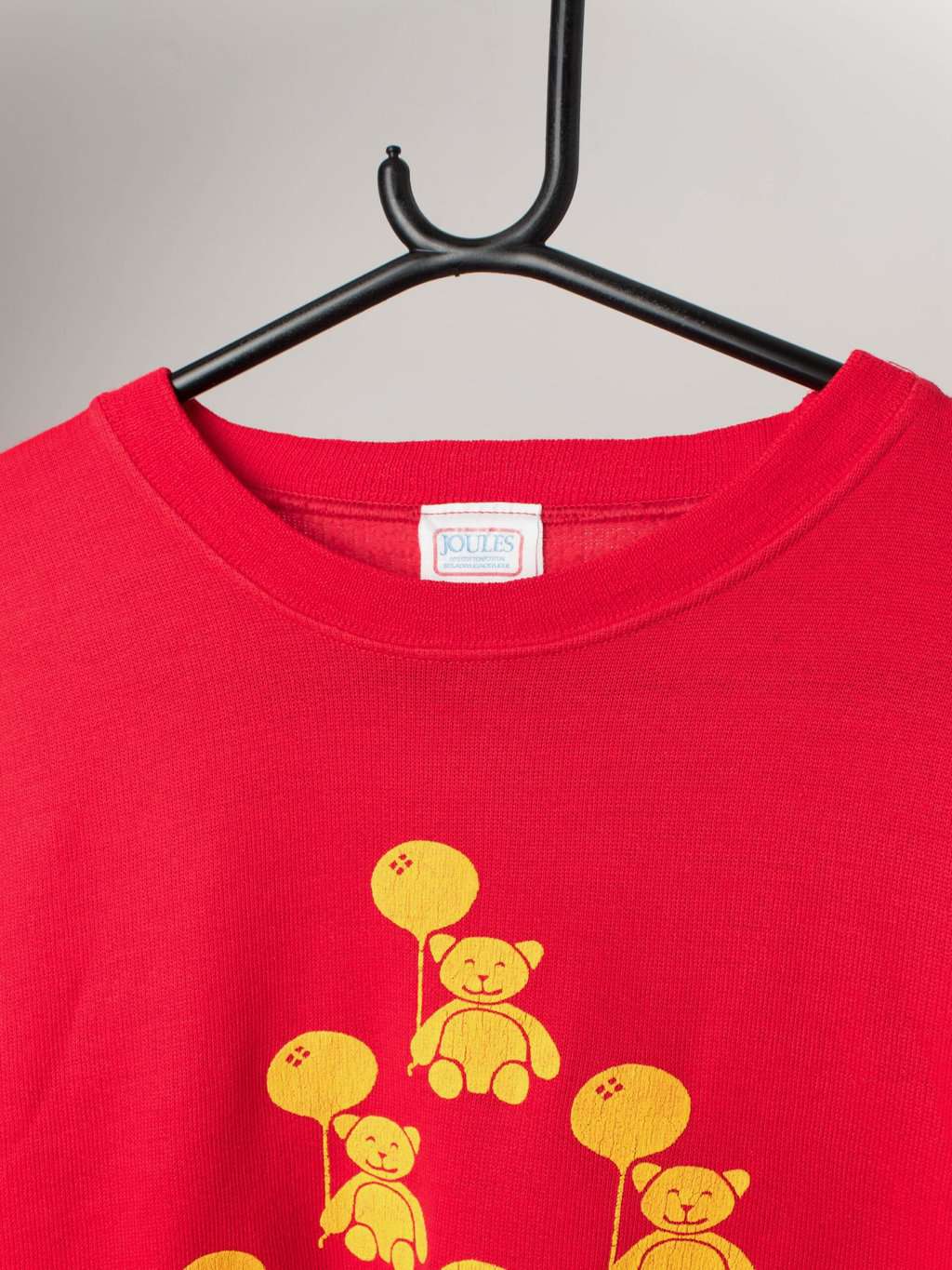 Vintage Joules Teddy Bear Sweatshirt With Working Squeaker Medium 6